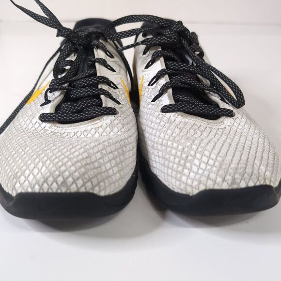 Nike Metcon 4 Yellow White Mens Size‎ 8 Running Shoes Sneakers AV3720-991 - Picture 7 of 11